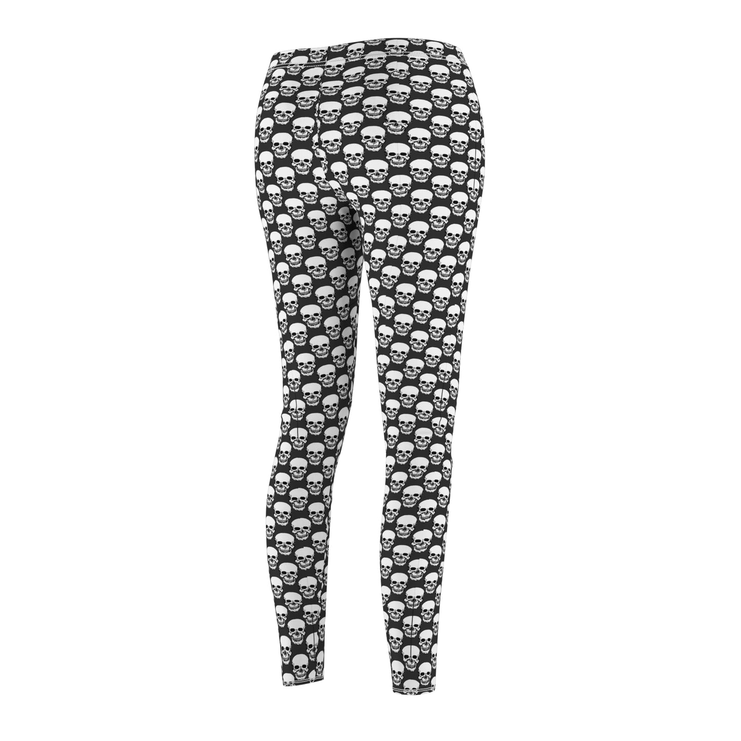 Leggings, Goth Skulls AOP, Edgy Gothic Trending Alturnative Women's Pants