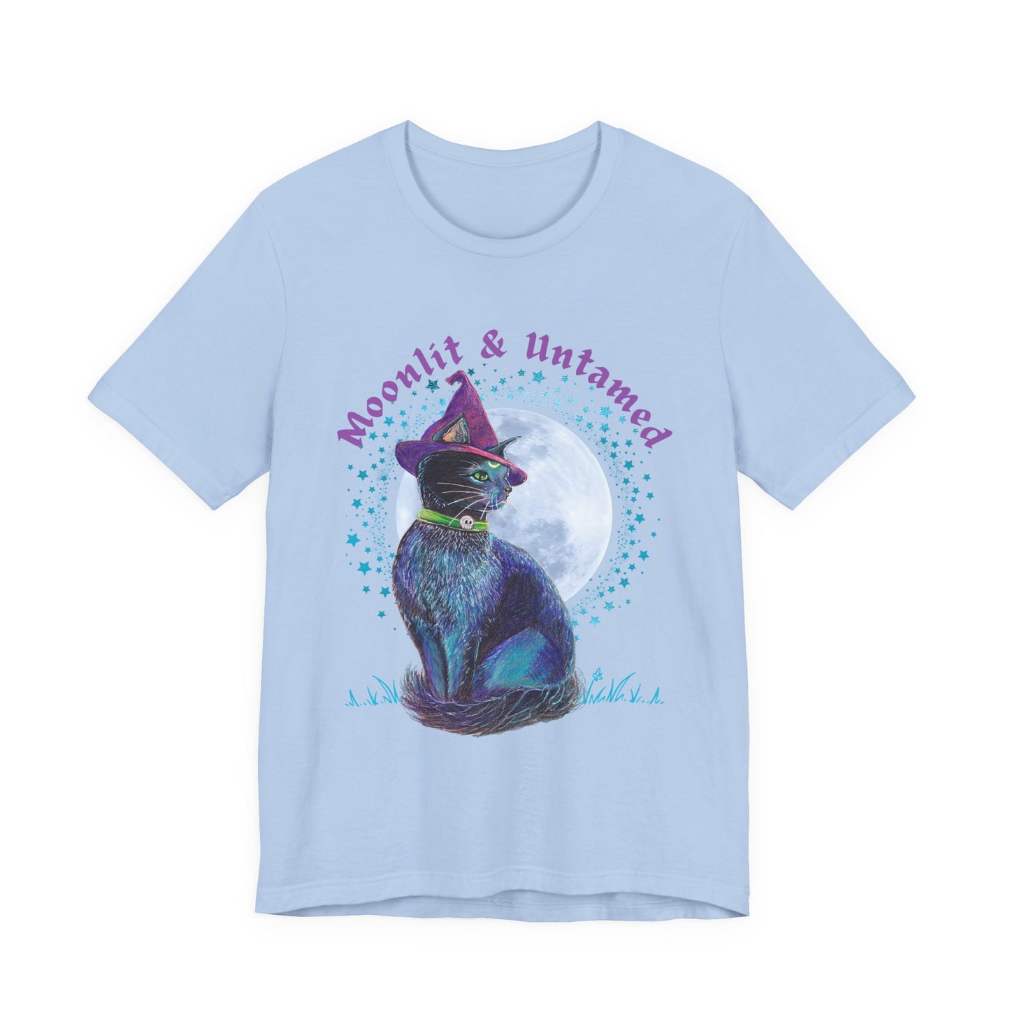 Moonlit & Untamed — Witchy Cat Tee