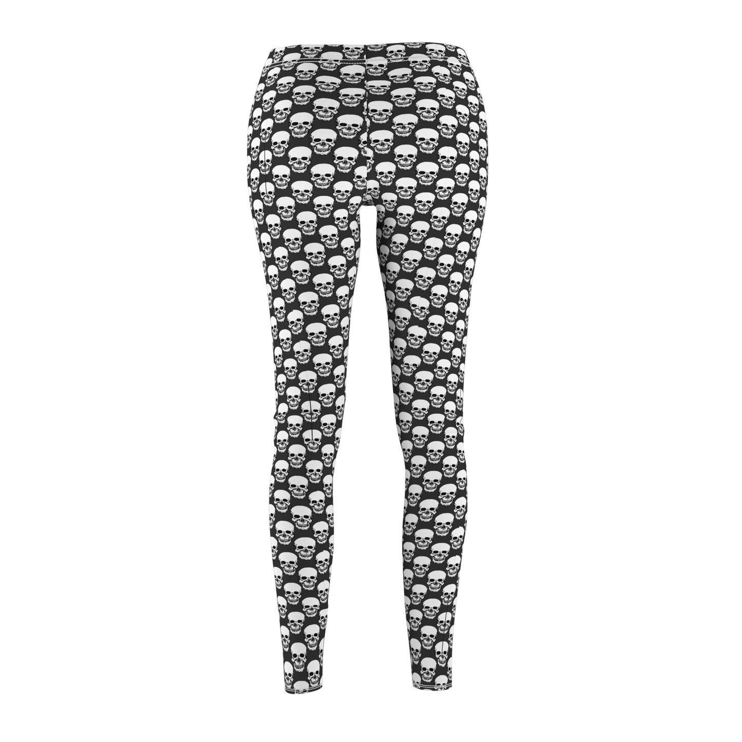 Leggings, Goth Skulls AOP, Edgy Gothic Trending Alturnative Women's Pants