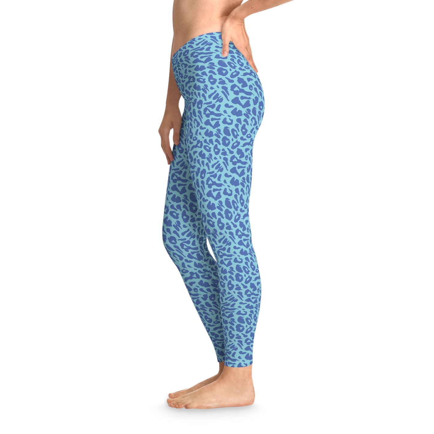 Turquoise Leopard Leggings