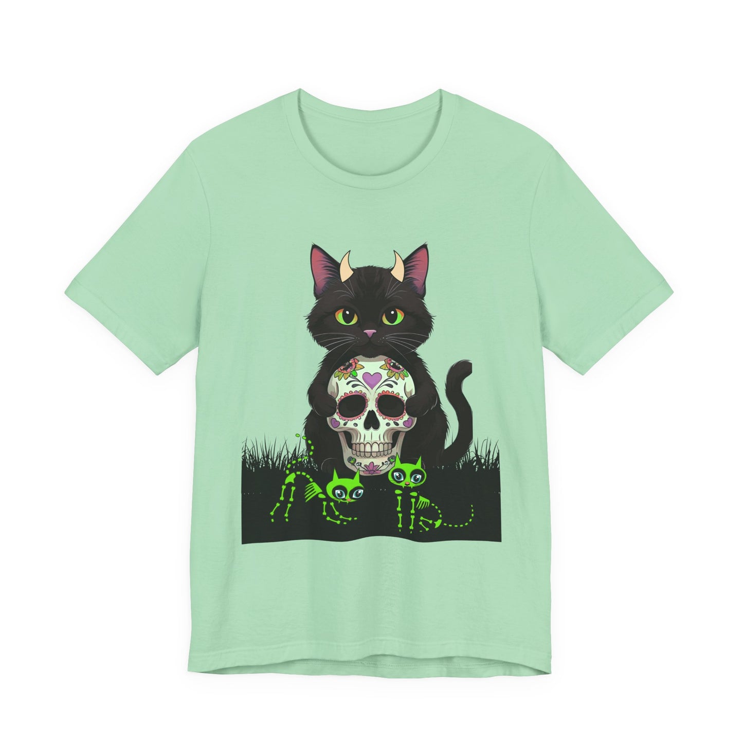Hexa Black Cat With Horns