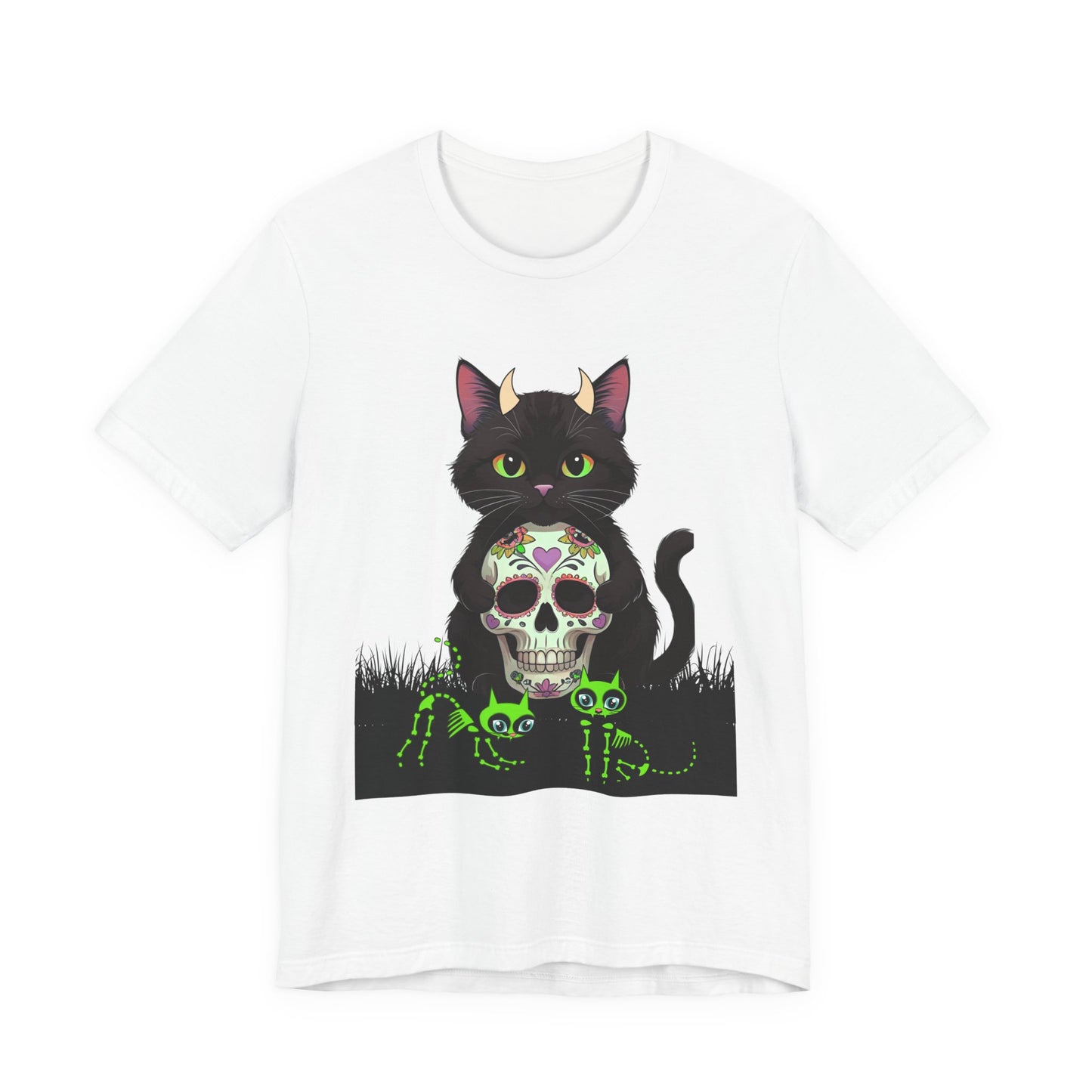 Hexa Black Cat With Horns