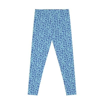 Turquoise Leopard Leggings