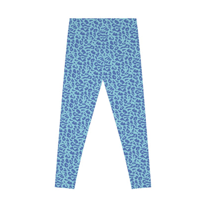 Turquoise Leopard Leggings