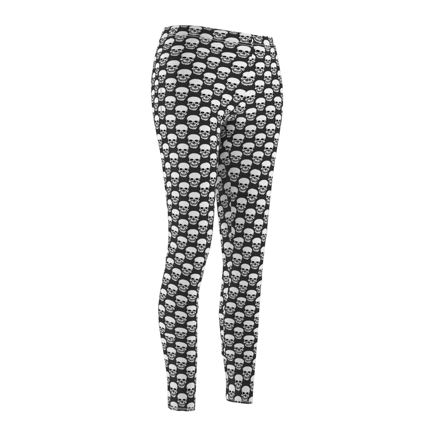 Leggings, Goth Skulls AOP, Edgy Gothic Trending Alturnative Women's Pants, Costume, Casual Workout Wear, Gothic Clothing