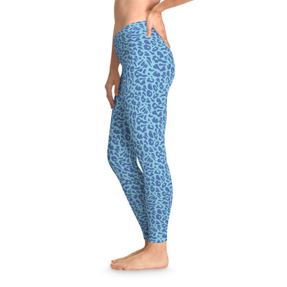 Turquoise Leopard Leggings