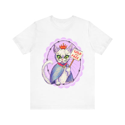 Wild & Free | Pastel Goth Rebel Cat T-Shirt – Vyxie by Pastel Rebel Revolution Cat Art