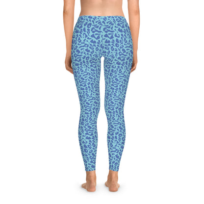 Turquoise Leopard Leggings