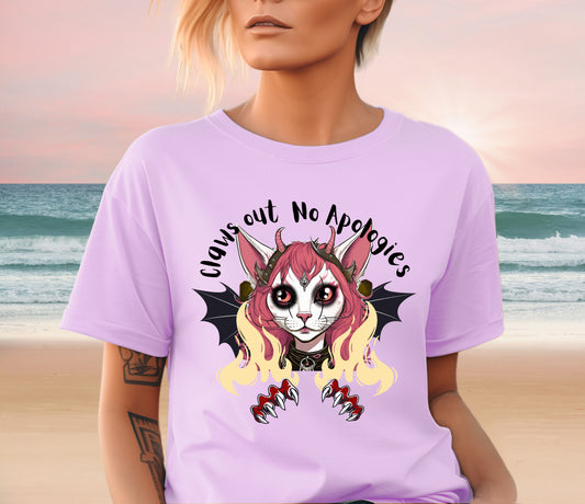 Claws Out No Apologies Tee